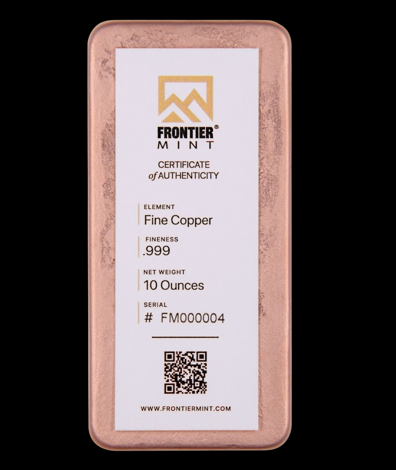 10x 10oz Copper bars!