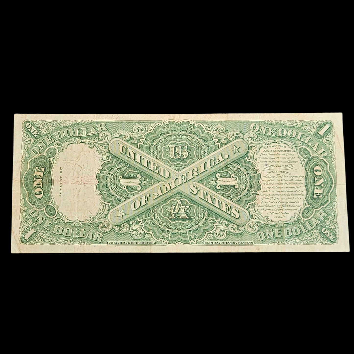 US $1 Note 1917