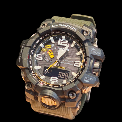 Casio G-Shock GWG-1000 Mudmaster Solar Wrist Watch Like New! OD Green!