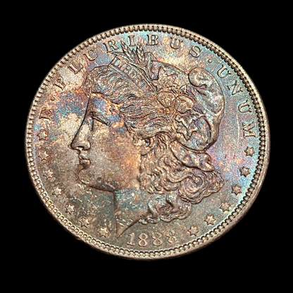 1888 Morgan Dollar Toned