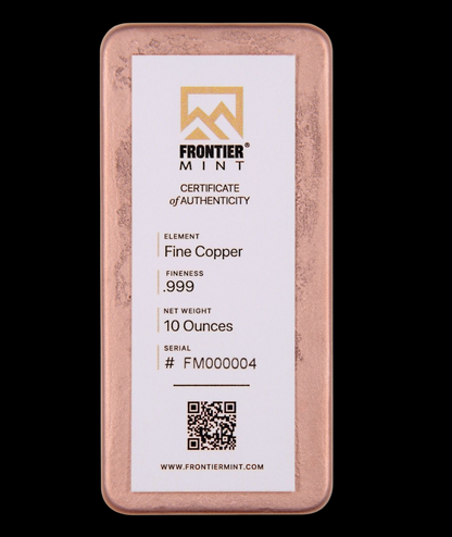 10x 10oz Copper bars!